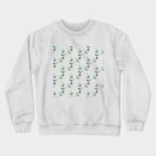 Eucalyptus leaf pattern Crewneck Sweatshirt